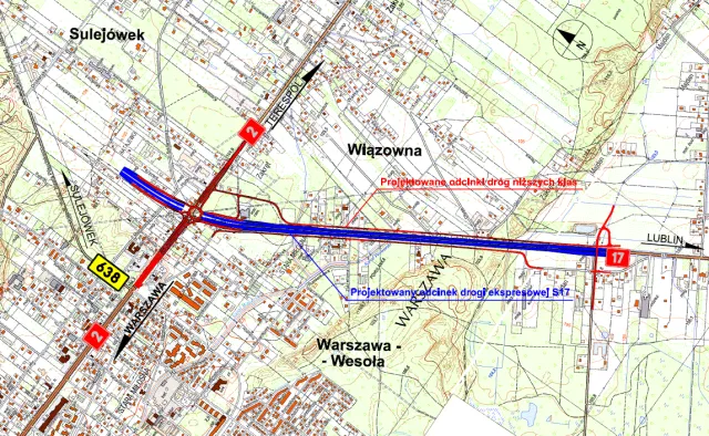 Kolejny poślizg przy budowie obwodnicy Warszawy. "Wariant GDDKiA będzie uciążliwy dla mieszkańców"