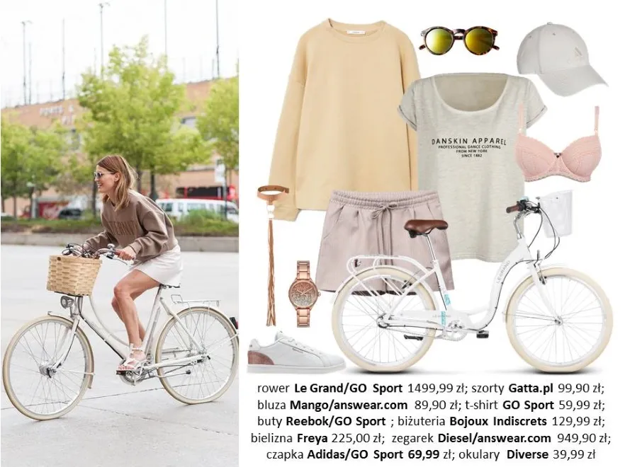Moda na kółkach: letnie STYLIZACJE na rower