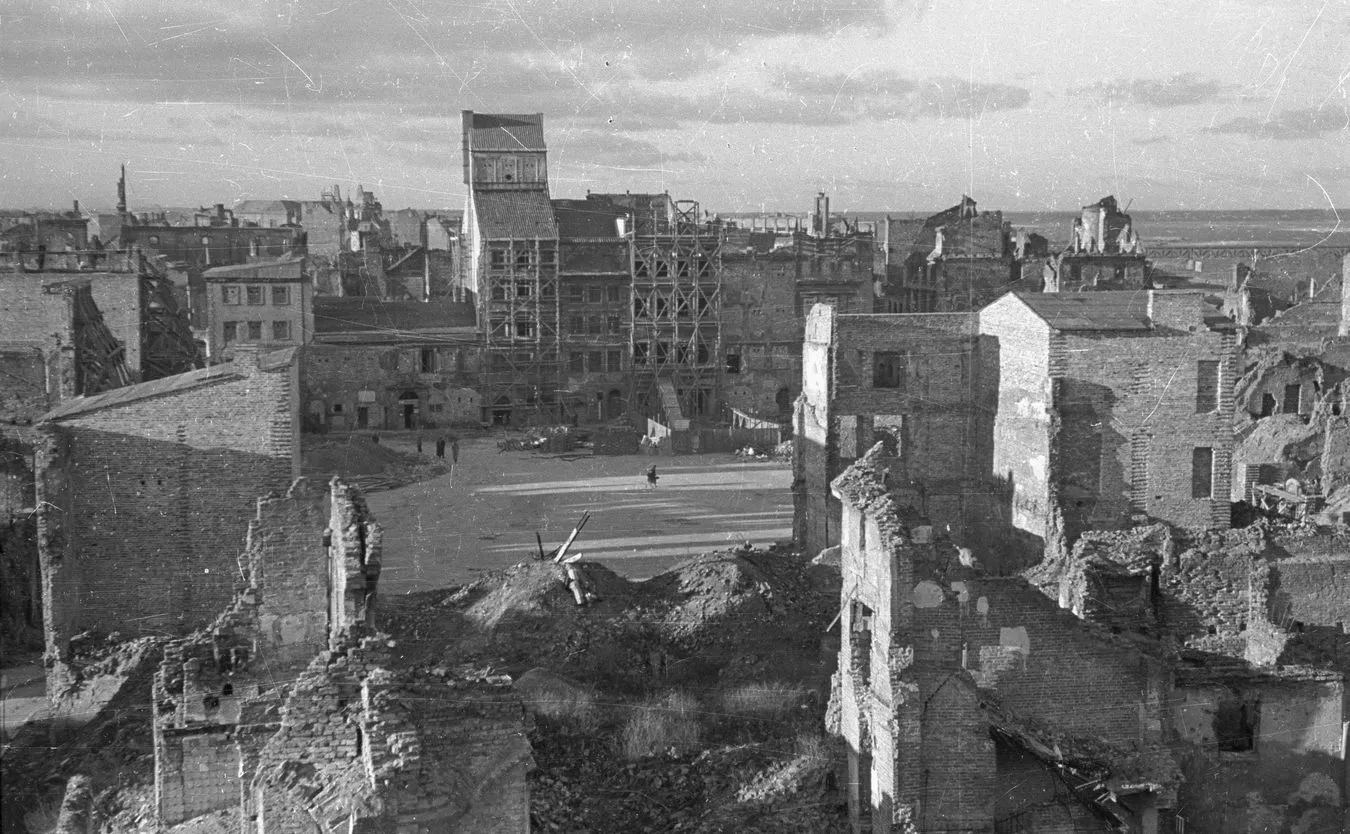 Zniszczona Warszawa