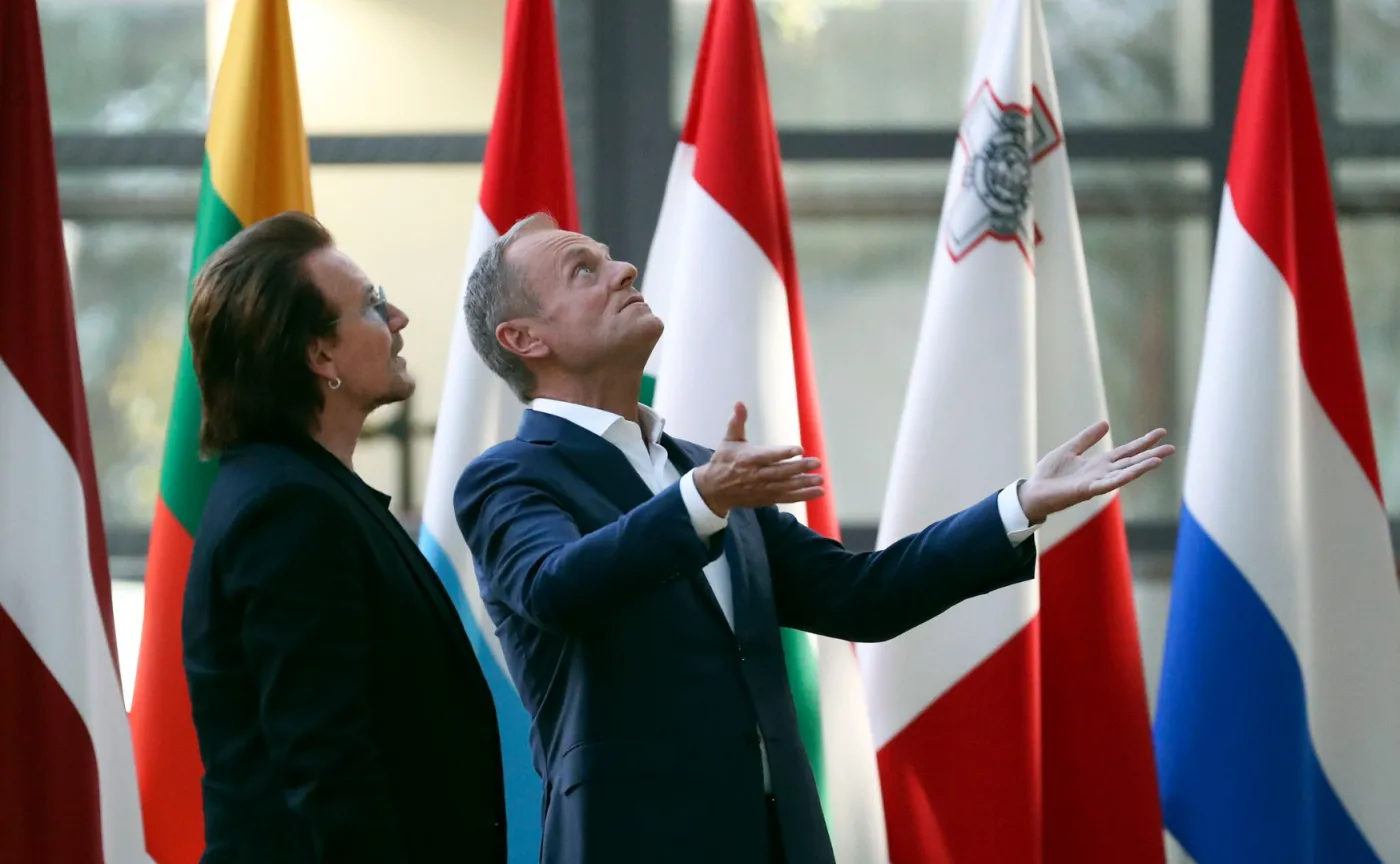 Bono i Donald Tusk