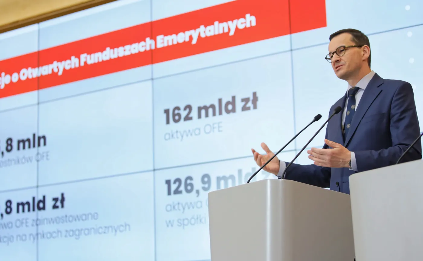 Koniec z OFE. Co się stanie z pieniędzmi? Morawiecki przedstawił PLAN