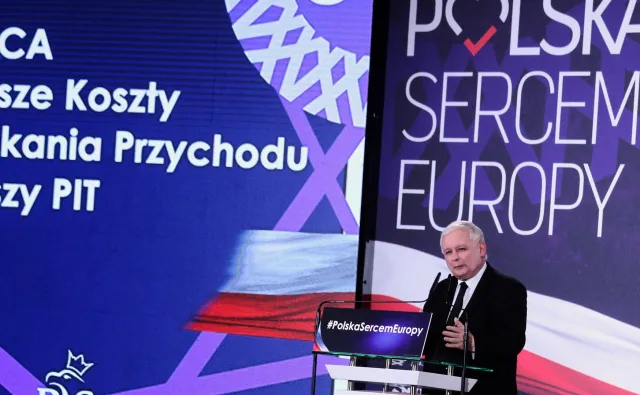 Kaczyński w Białymstoku: Znam polskie drogi i szosy lepiej niż niejeden kierowca tira