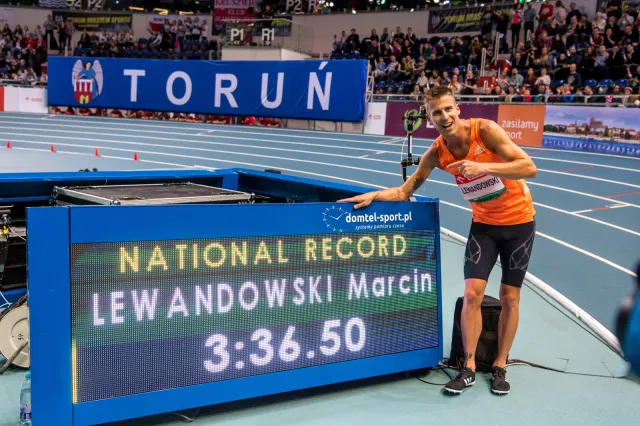 Marcin Lewandowski ustanowił rekord Polski w biegu na 1500 m