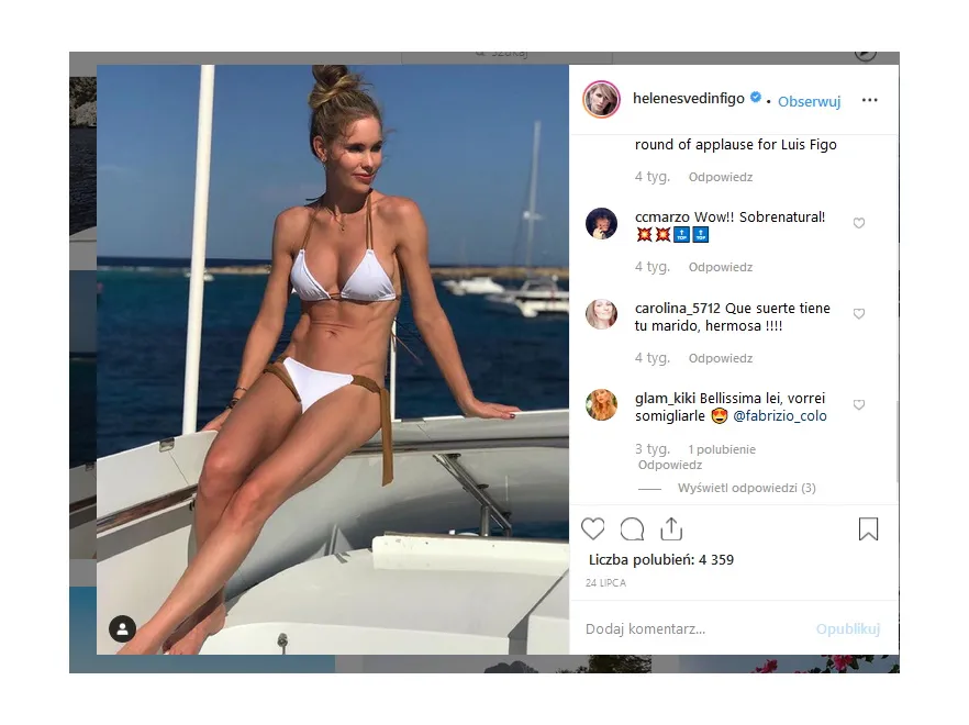 Ciało do pozazdroszczenia. 44-letnia żona Luisa Figo wygląda niesamowicie