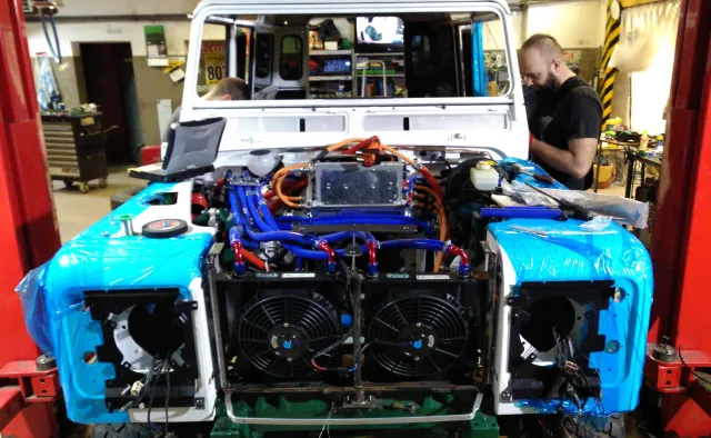 Elektryczny Sokół 4x4 ze Zgorzelca. Oto samochód terenowy stworzony przez polskiego konstruktora