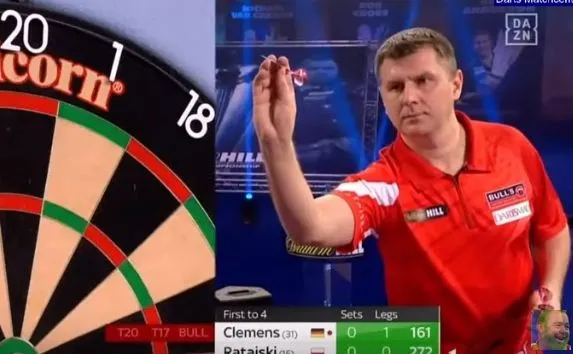 Krzysztof Ratajski odpadł w ćwierćfinale Mistrzostw Świata w darcie