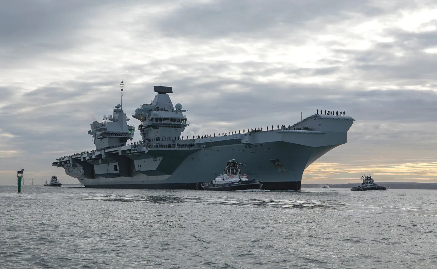 HMS Queen Elizabeth zostanie wysłany na Pacyfik