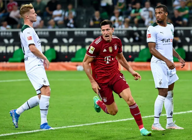 Lewandowski wyrównał własny rekord, ale Bayern tylko zremisował