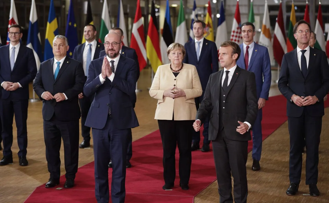 Mateusz Morawiecki i unijni przywódcy