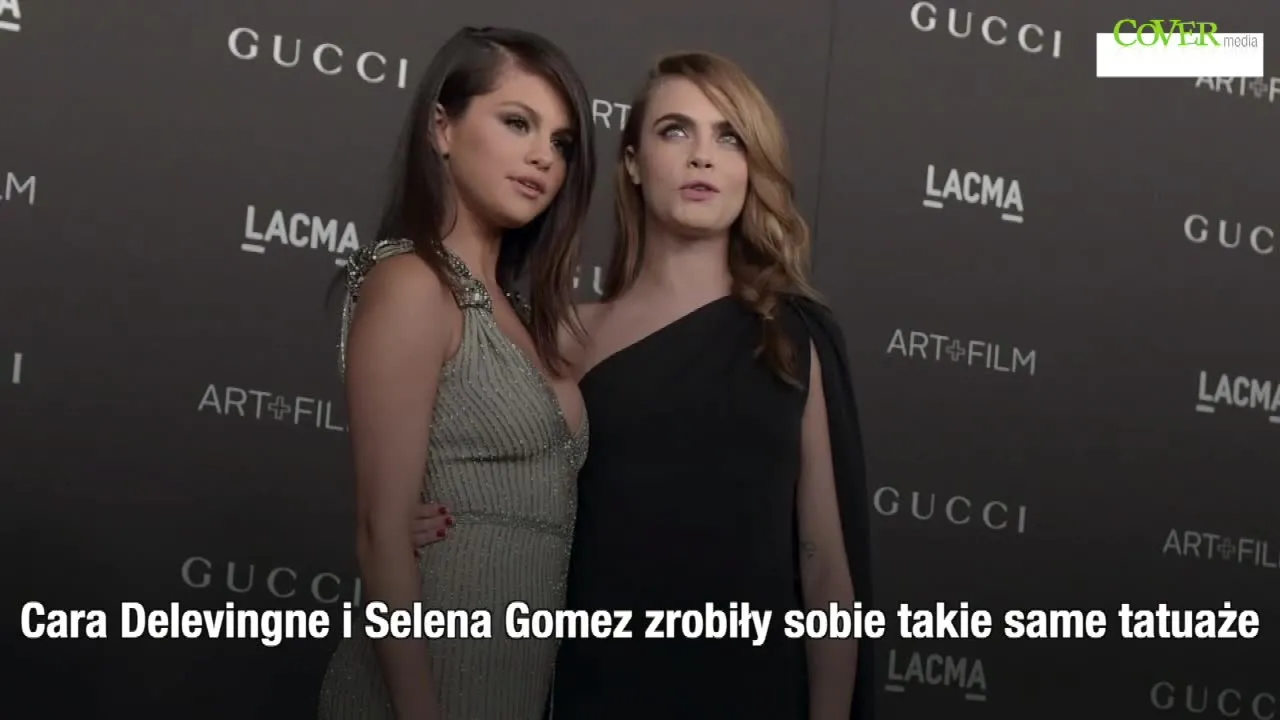 Cara Delevingne i Selena Gomez zrobiły sobie takie same tatuaże