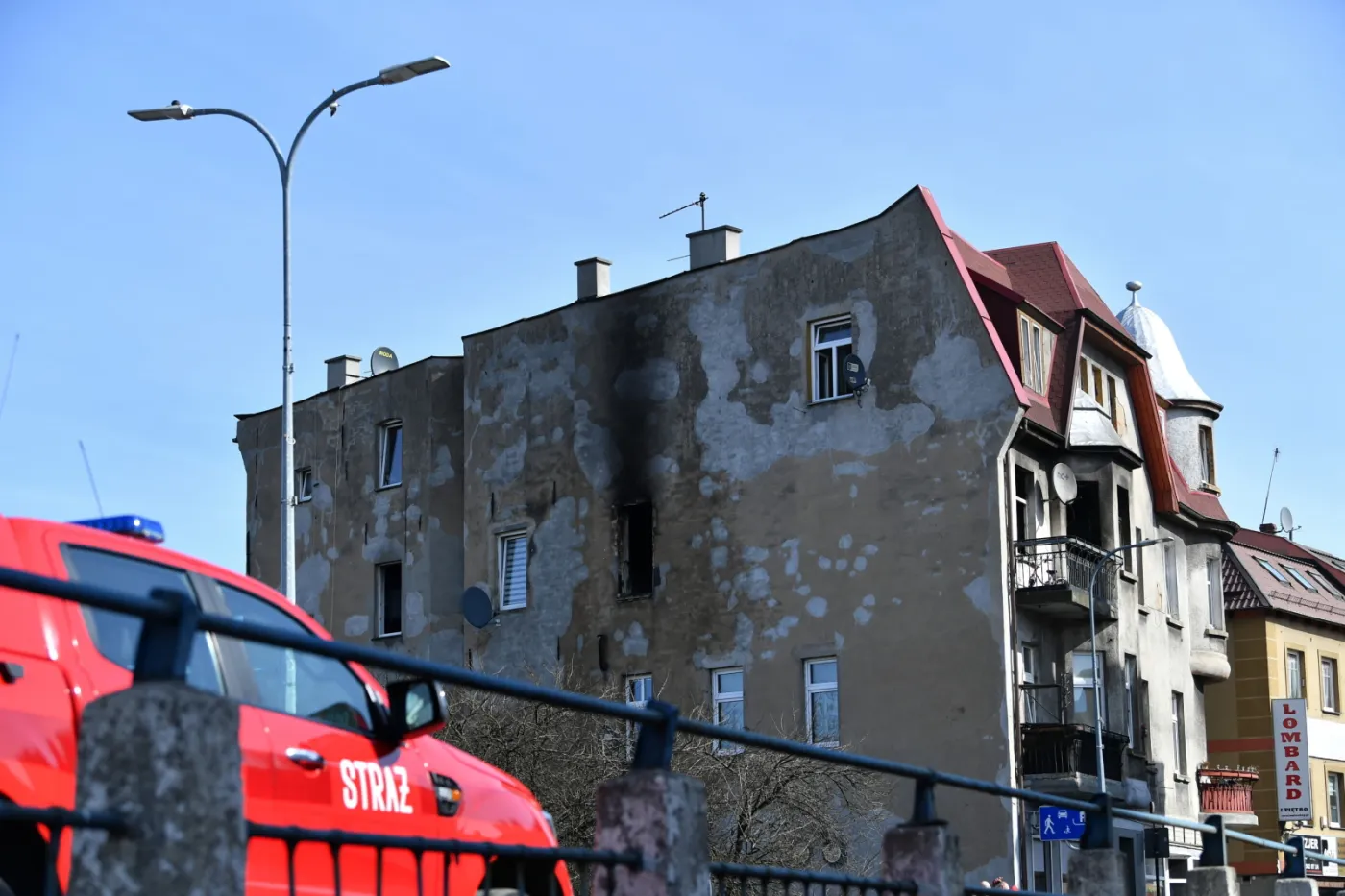 Troje dzieci zginęło w pożarze kamienicy w Starogardzie Gdańskim