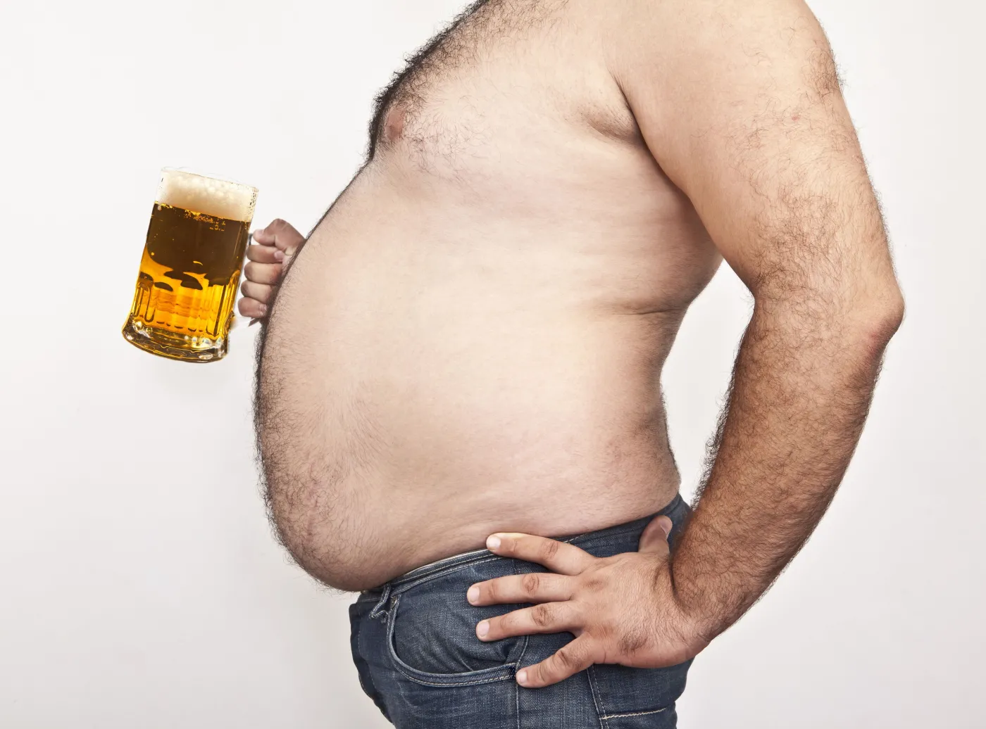 brzuch otyłość piwo