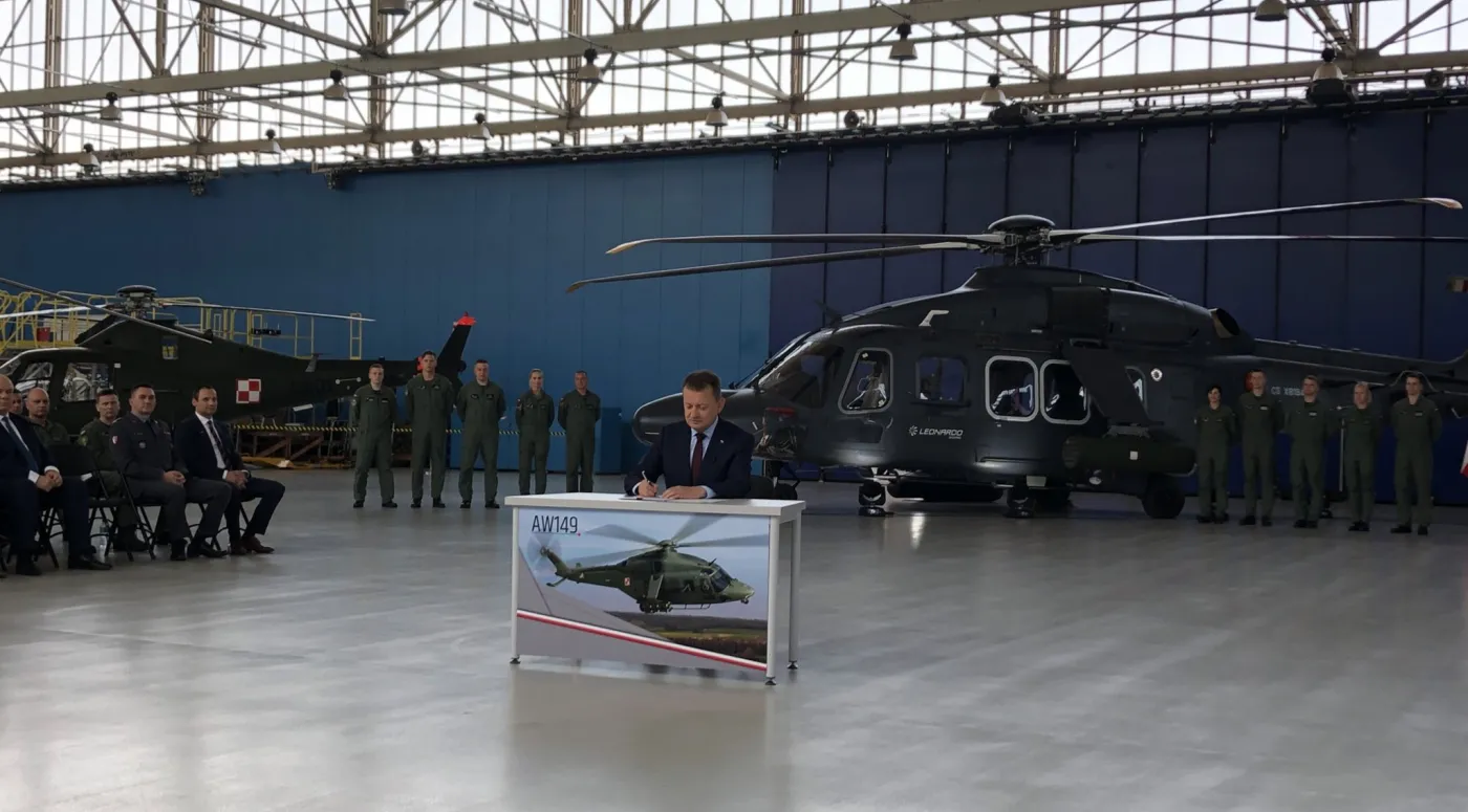 32 wielozadaniowych śmigłowców typu AW149 dla Wojska Polskiego