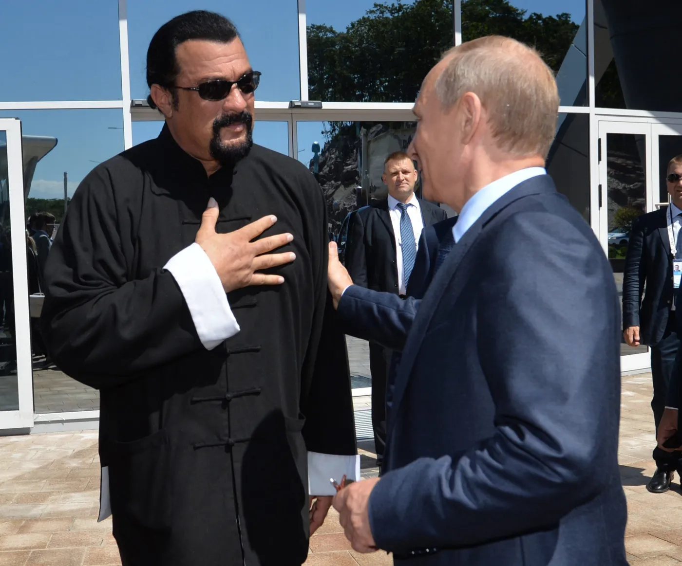 Steven Seagal i Władimir Putin