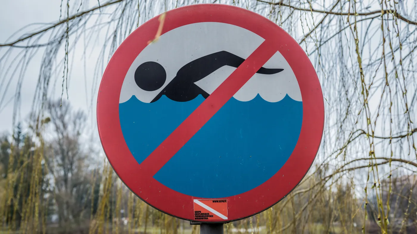 Pięć kąpielisk na Pomorzu zamkniętych z powodu zakwitu sinic