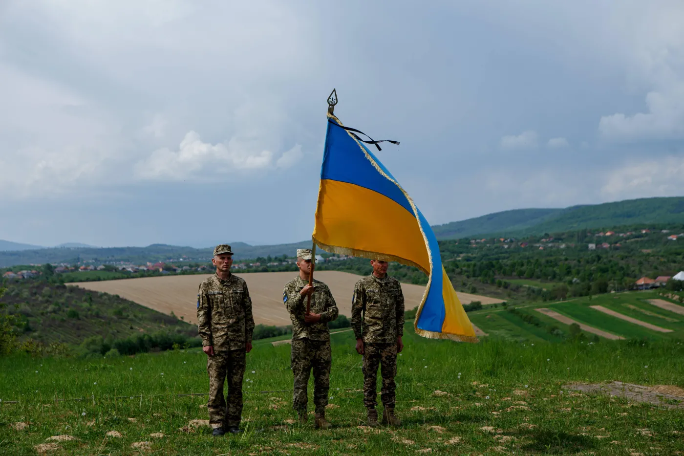 Ukraińscy żołnierze na granicy z Rosją. Jest NAGRANIE