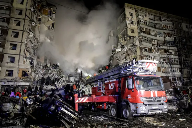 Atak rakietowy na Ukrainę. 25 osób zginęło w Dnieprze [ZDJĘCIA]