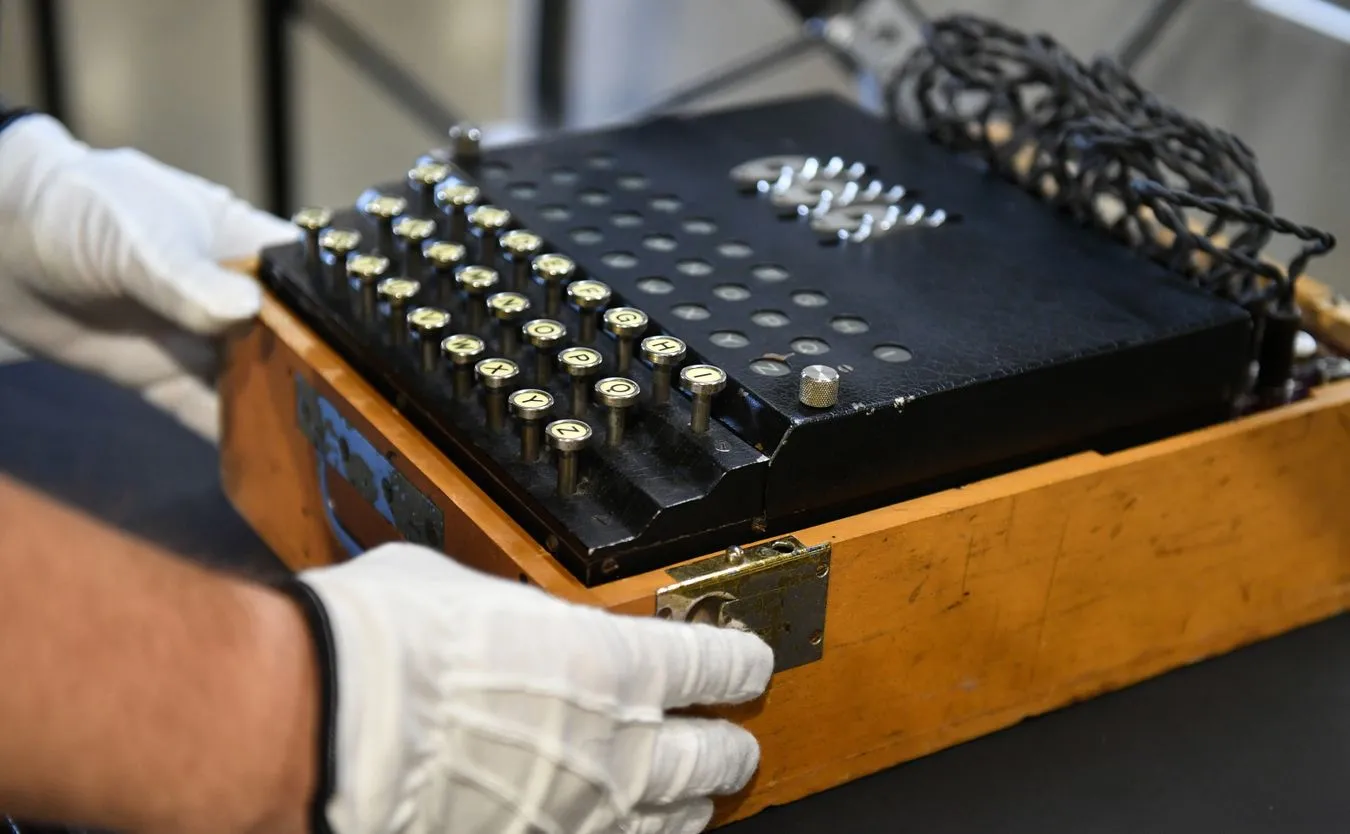Maszyny szyfrujące "Enigma" w Gdańsku [FOTO]