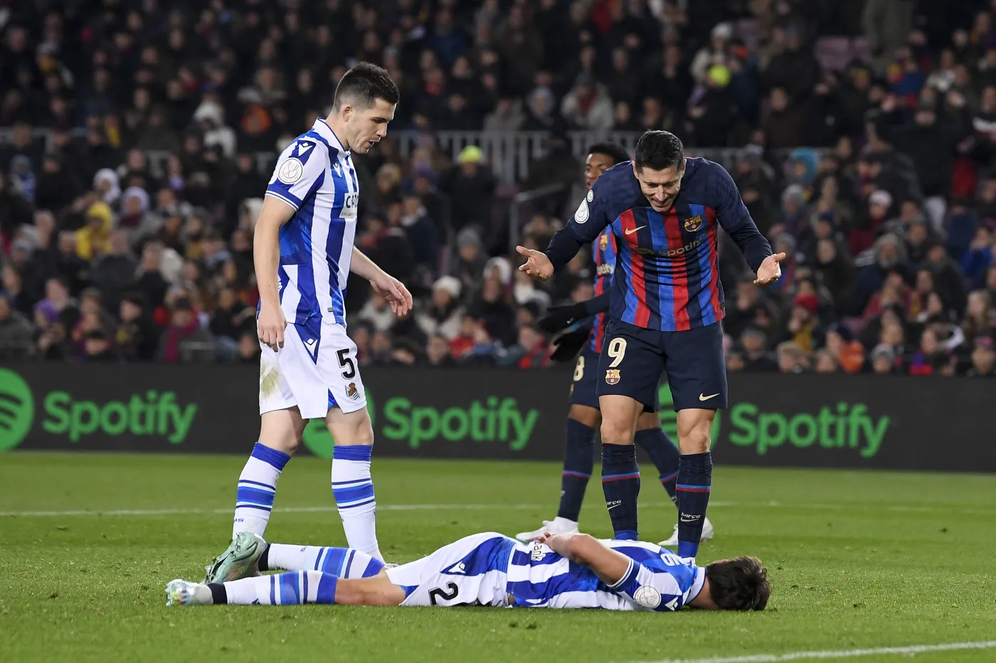 Lewandowski tym razem bez gola. Barcelona w półfinale Puchar Hiszpanii