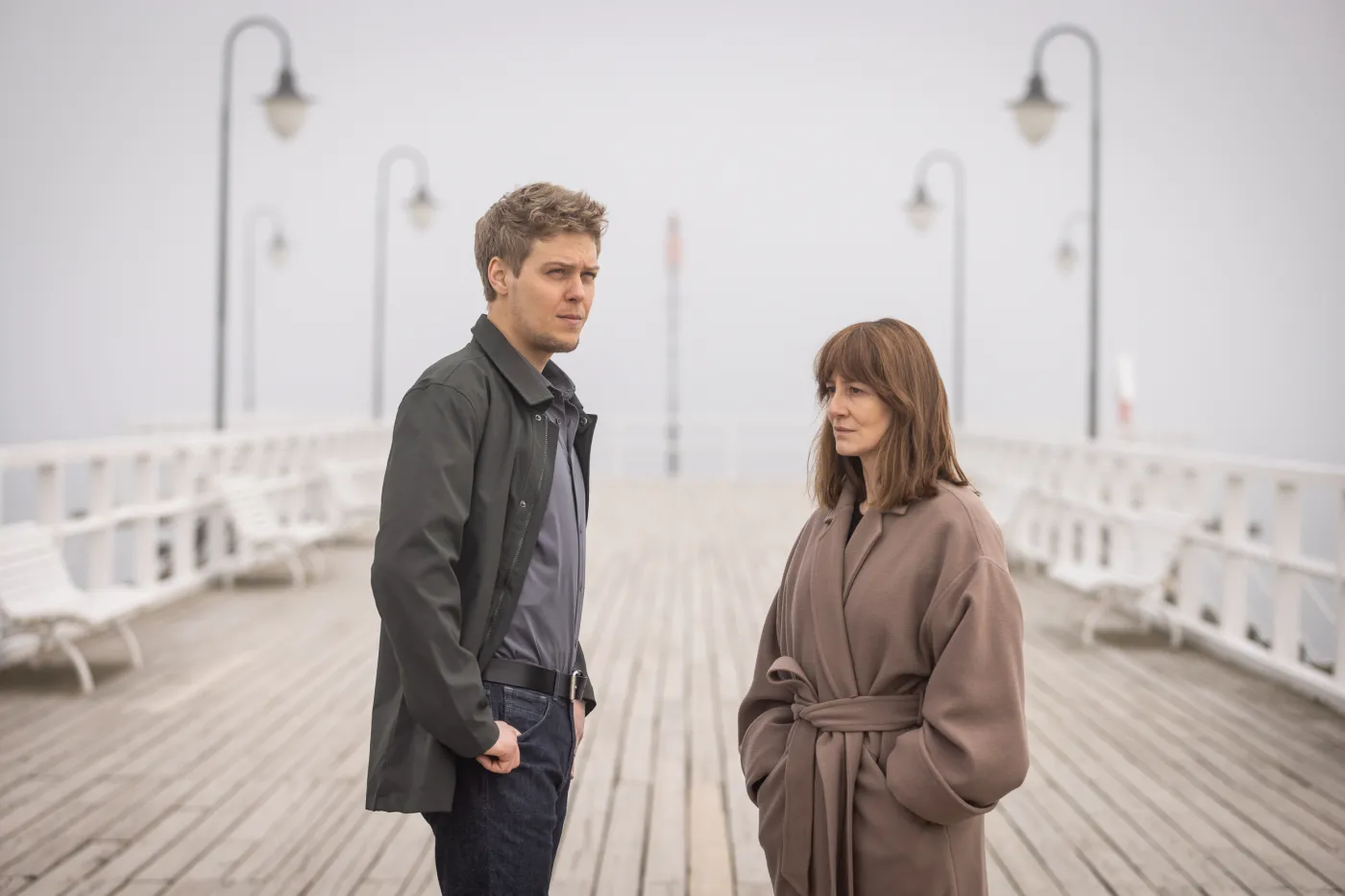 Maja Ostaszewska i Jakub Gierszał w thrillerze Netflixa "Kolory zła. Czerwień"