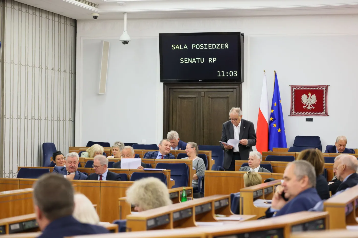 Senat przyjął uchwałę upamiętniającą Jana Pawła II. Tylko jeden polityk był przeciw