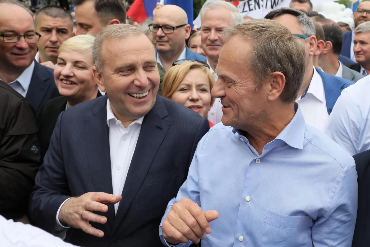 Donald Tusk, Grzegorz Schetyna, Włodzimierz Czarzasty