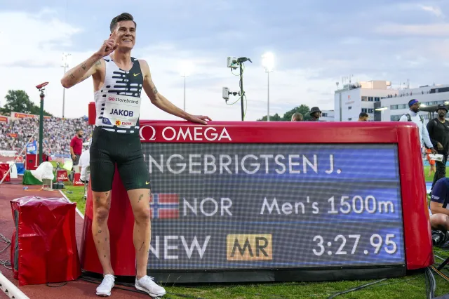 Jakob Ingebrigtsen pobił rekord Europy w biegu na 1500 m