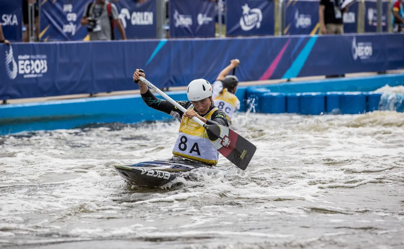 Klaudia Zwolińska zdobyła srebrny medal w kajakarstwie górskim