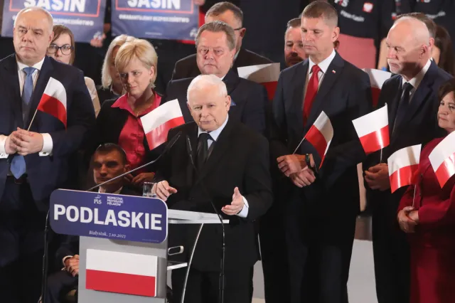 Wybory 2023. Kaczyński: Głos oddany na Konfederację to głos na Tuska