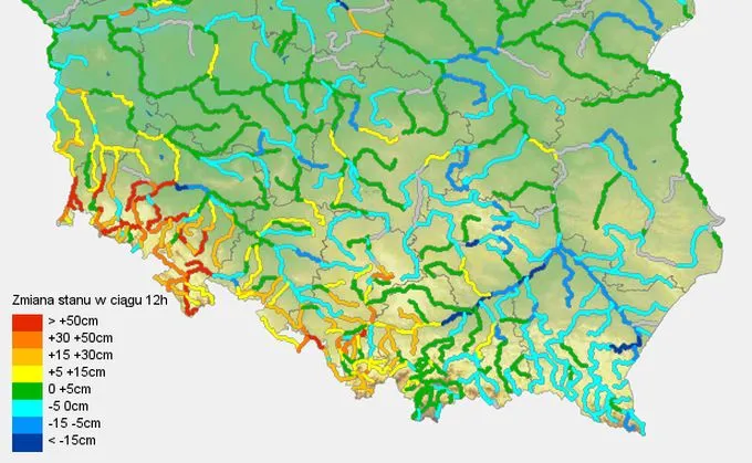 Stany alarmowe rzek przekroczone. IMGW wydało ostrzeżenia