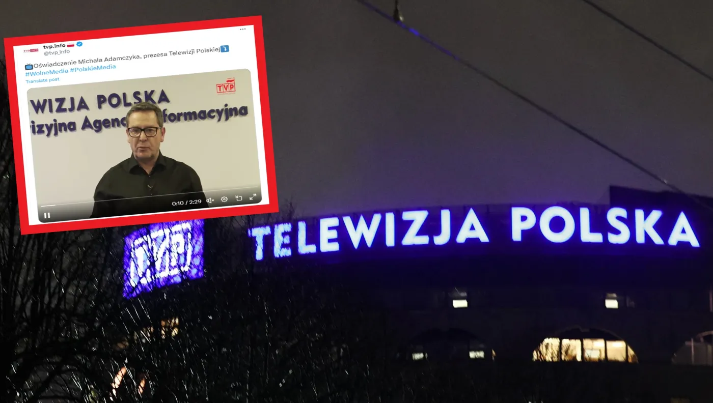 Michał Adamczyk "nowym prezesem" TVP". To obiecał widzom