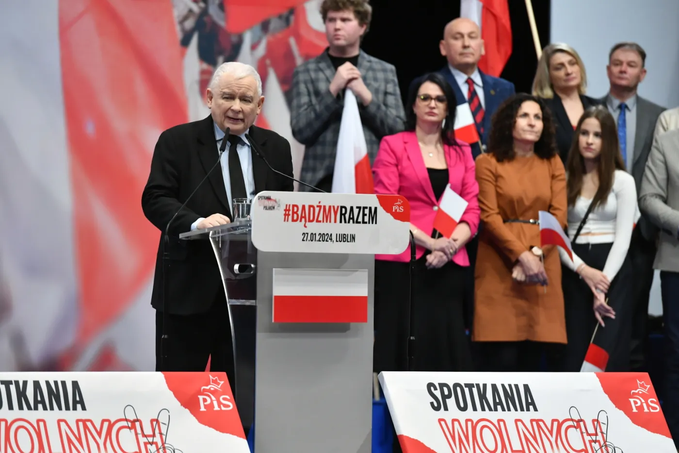Jarosław Kaczyński w Lublinie: Wola Tuska jest prawem. Wola führera była prawem