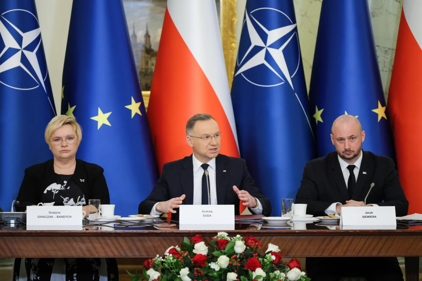 Andrzej Duda, Grażyna Ignaczak-Bandych, Jacek Siewiera