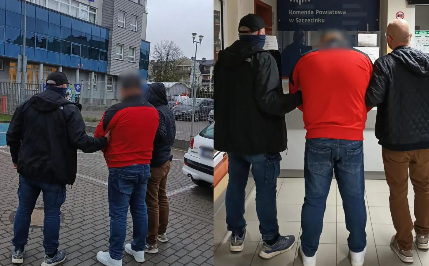 39-latek poszukiwany 15 listami gończymi. Wpadł, gdy przyjechał do rodziny