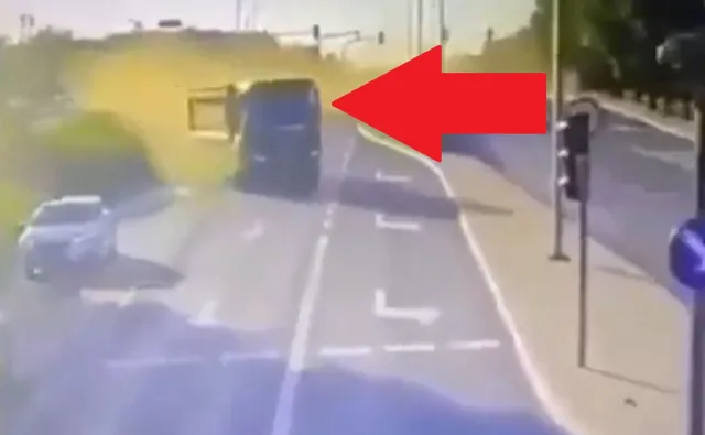 Drastyczny wypadek w Olsztynie, sprawcą obcokrajowiec. Jest nagranie z kamer