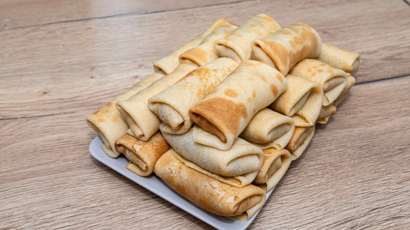 Delicious,Handmade,Polish,Krokiety,,Savory,Stuffed,Pancakes,,Prepared,For,A