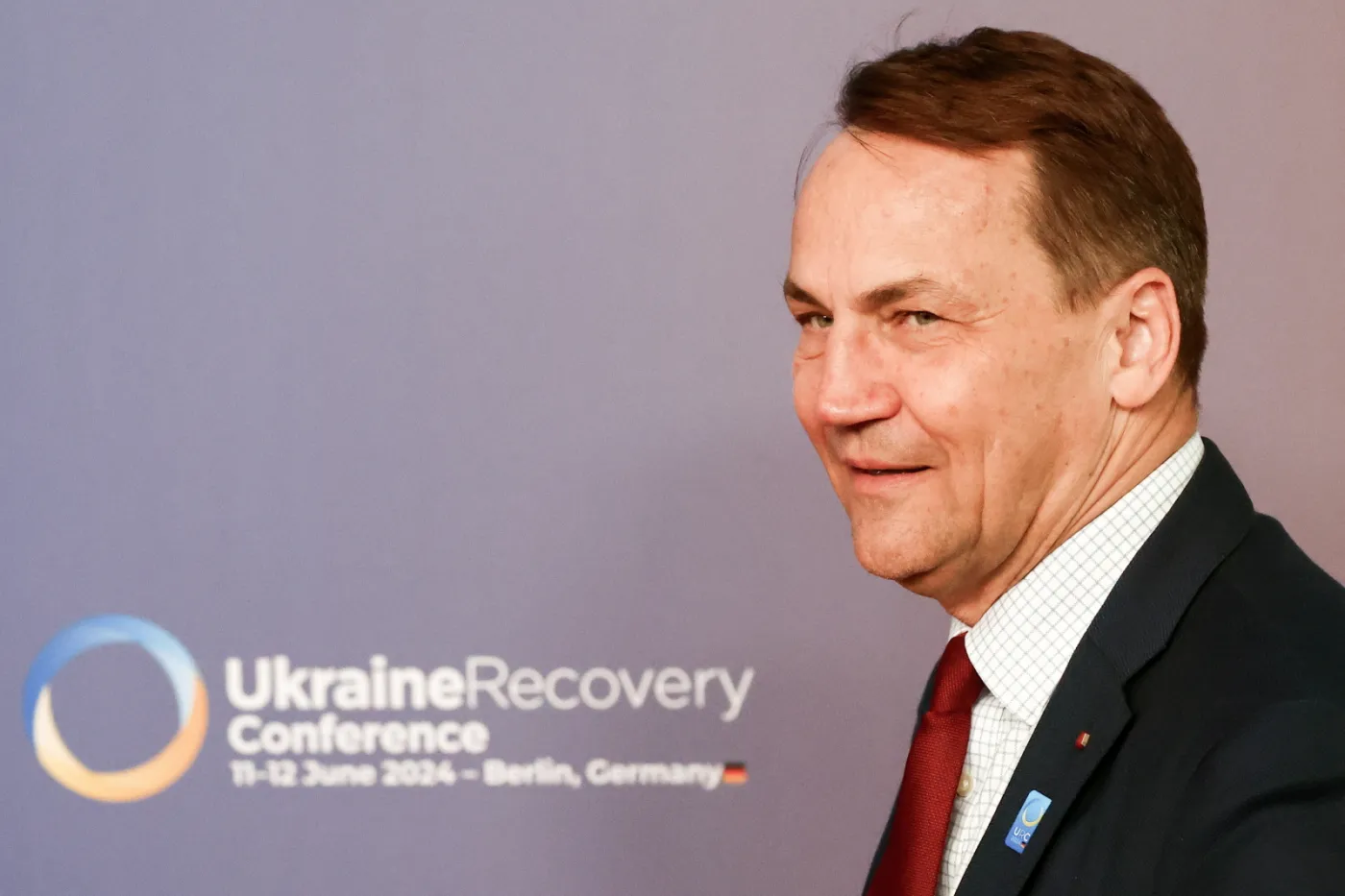 Sikorski w Berlinie: Rosyjska rakieta spadła 10 km od mojego domu