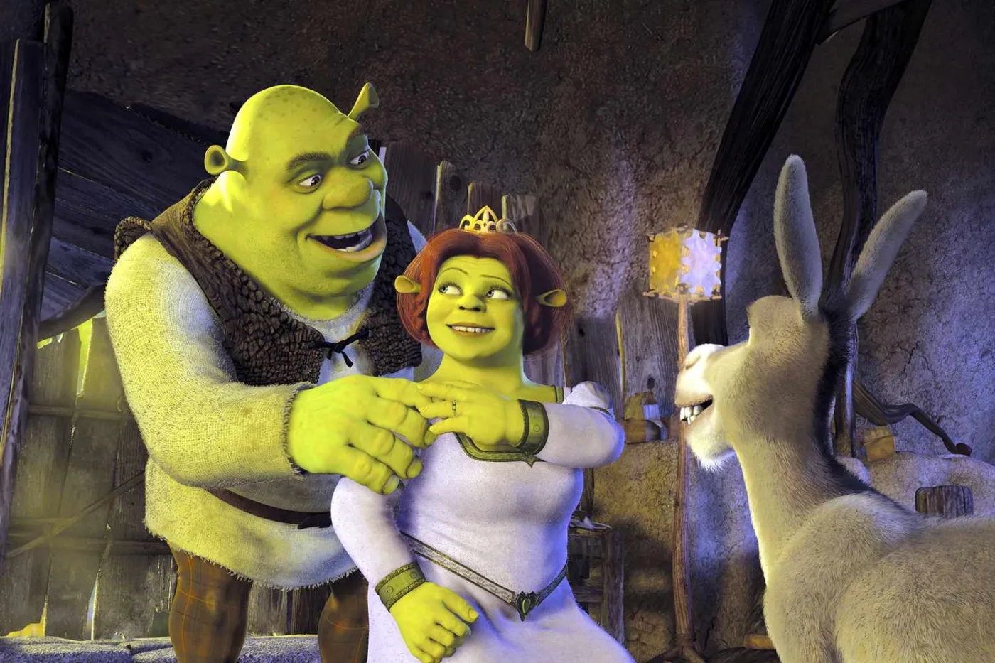 Shrek, Fiona i Osioł