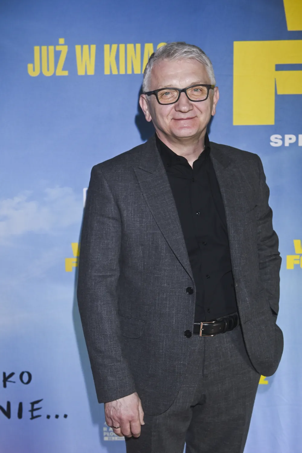 Dariusz Kowalski na premierze filmu pt. "Wujek foliarz"