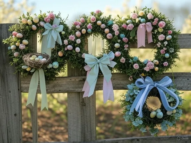 Wianek wielkanocny na drzwi – jak zrobić wianek wielkanocny? Instrukcja krok po kroku