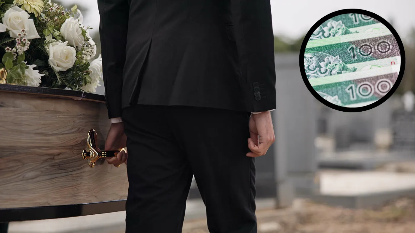 Pogrzeb; pieniądze