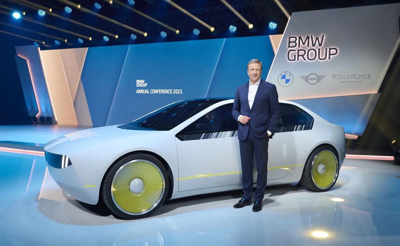 Oliver Zipse, prezes BMW i elektryczne BMW i Vision Dee