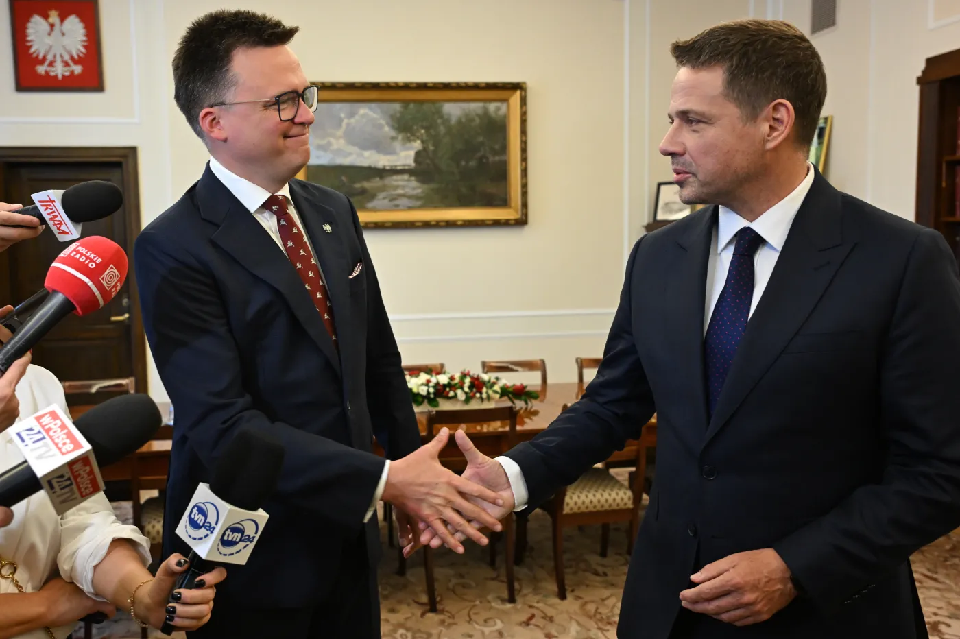 Rafał Trzaskowski, Szymon Hołownia