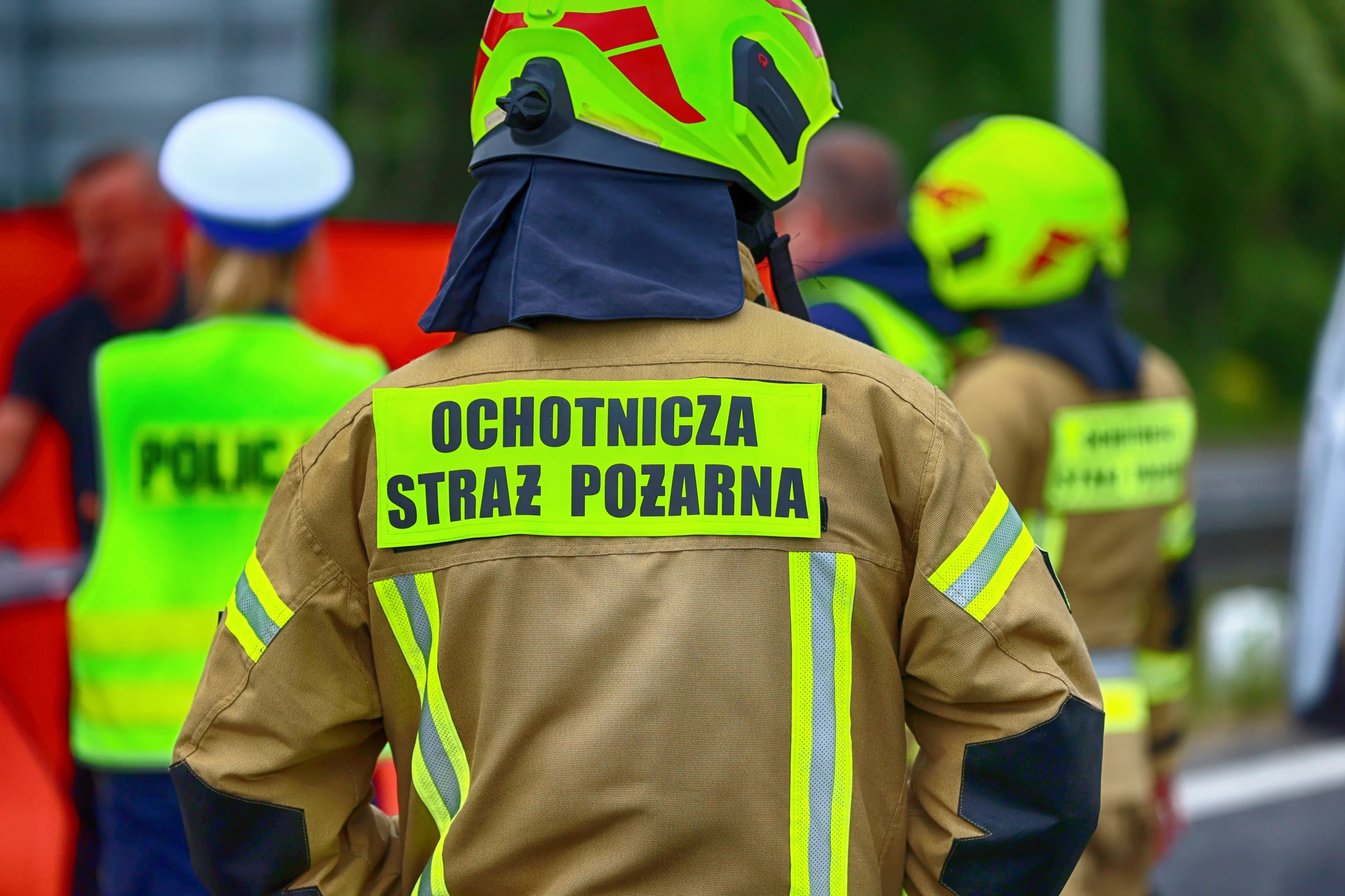 Pożar hurtowni w Starogardzie Gdańskim. 100 strażaków w akcji