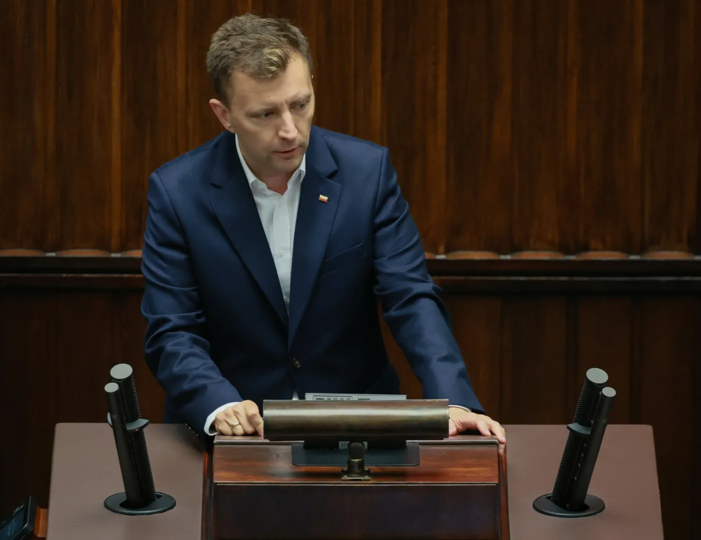 Łukasz Schreiber trafił do szpitala. "Przeszedł operację"