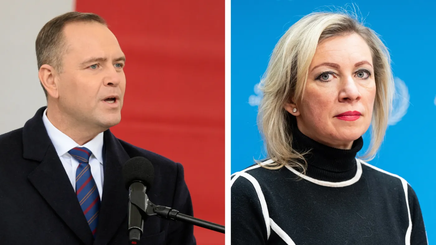 Zacharowa odpowiada na słowa Nawrockiego. Radzi "ponowne przeczytanie artykułu Putina"