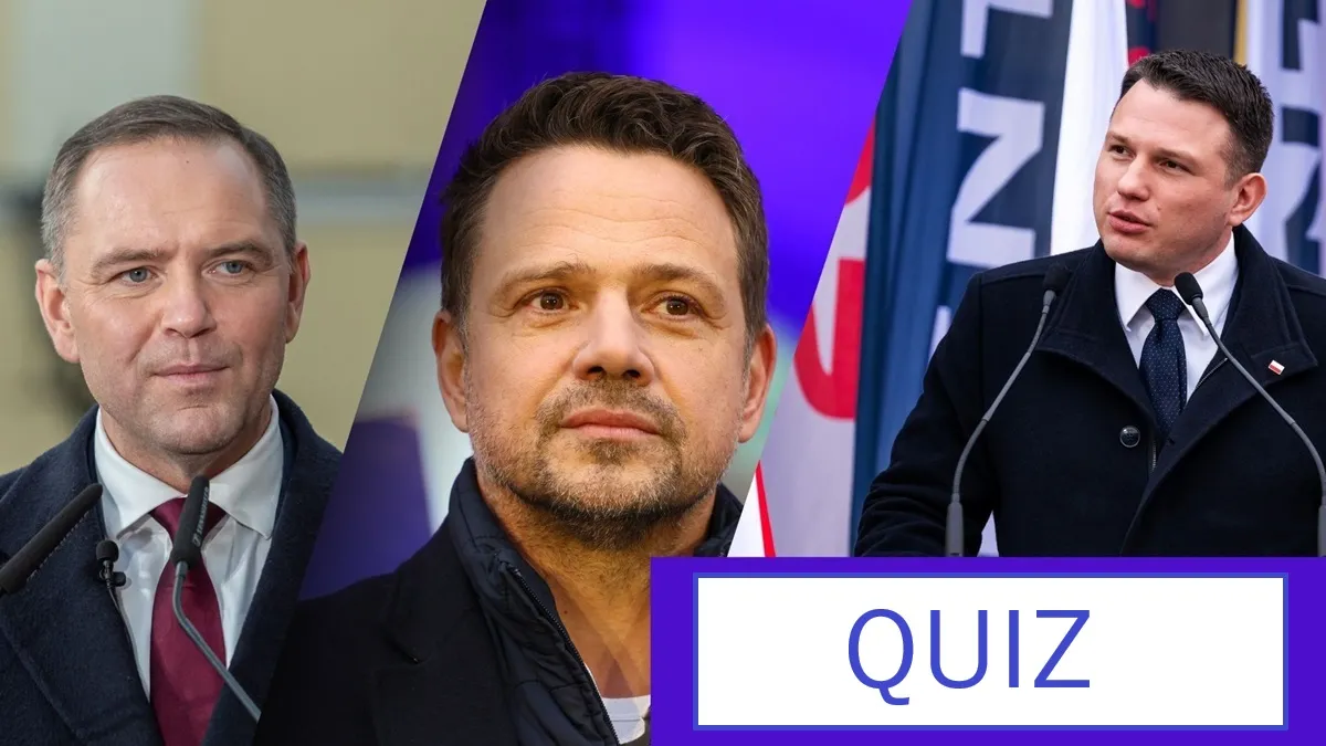 Kto to powiedział? Dopasuj słowa do kandydata na Prezydenta RP w wyborach 2025 r. [QUIZ]