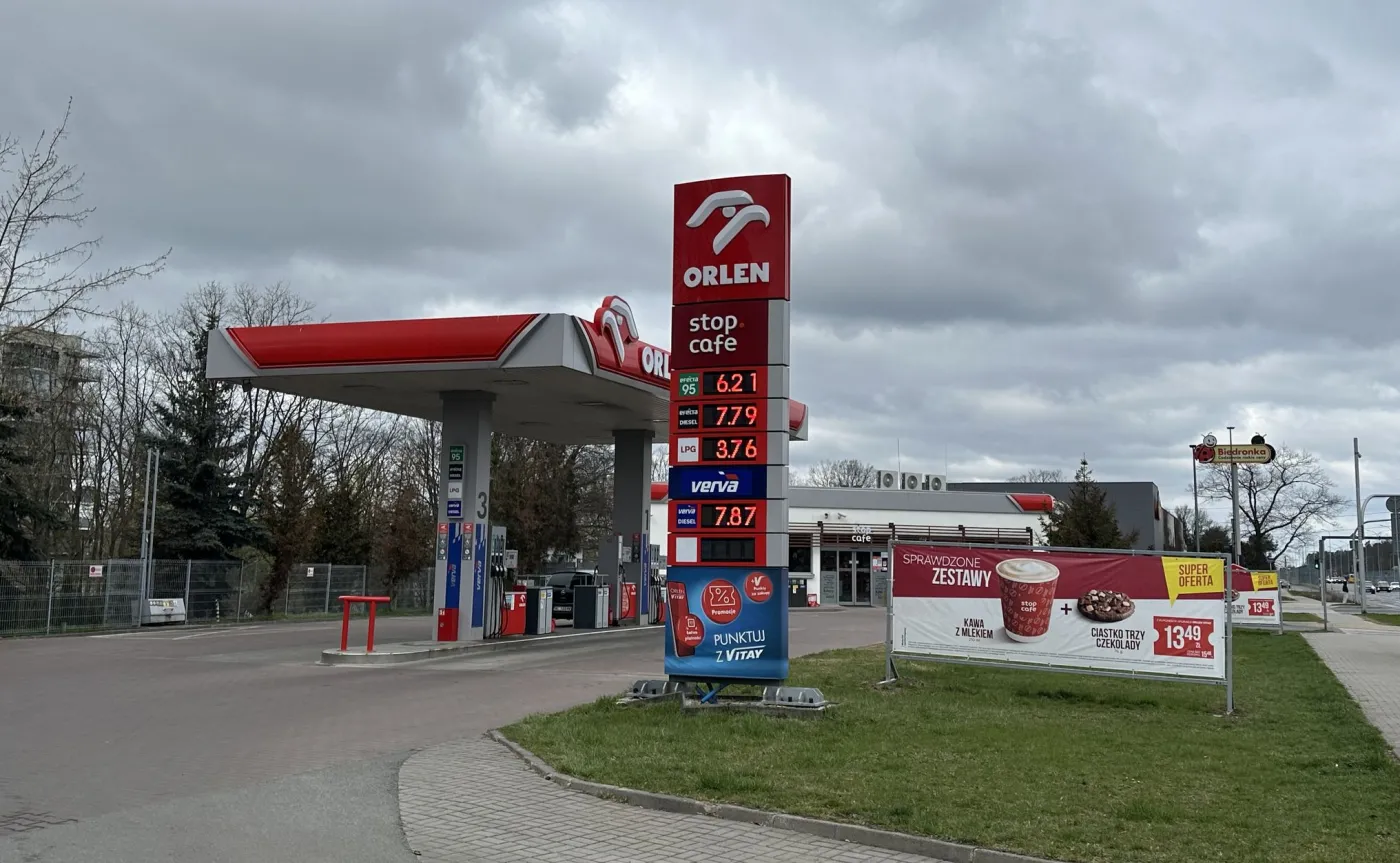 Stacja paliw Orlen ceny paliw