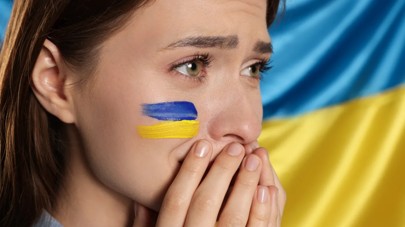 Płacząca Ukrainka