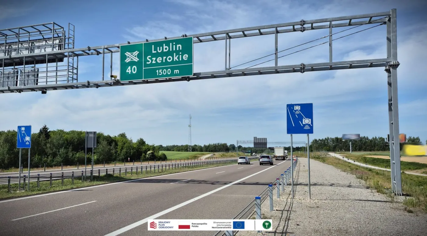 Odcinkowy pomiar prędkości na drodze ekspresowej S19